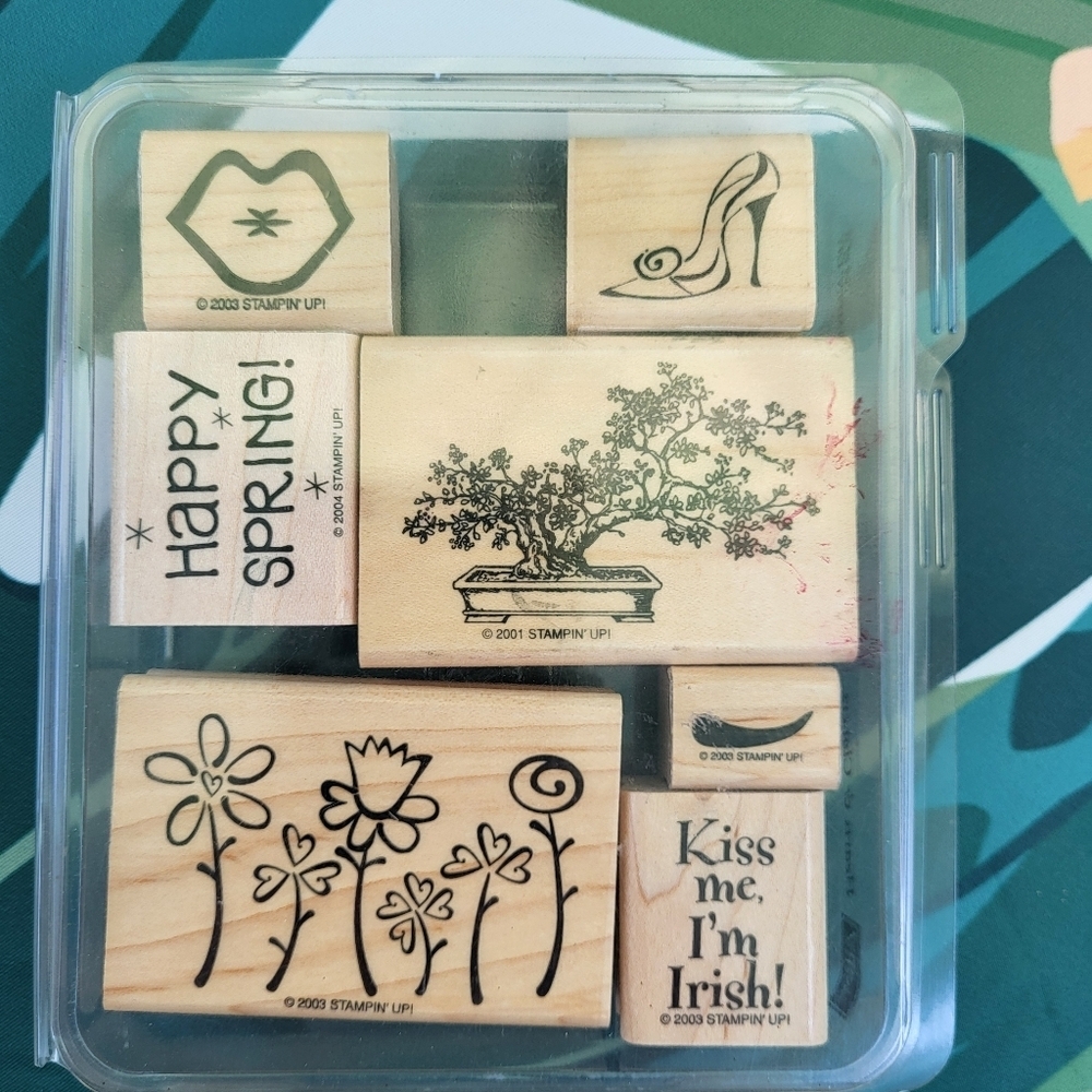 Wood block stamps
